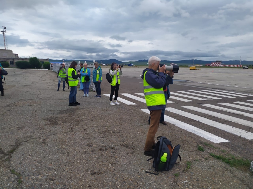 ​Двадцать журналистов и блогеров приняли участие в авиаспоттинге в Чите